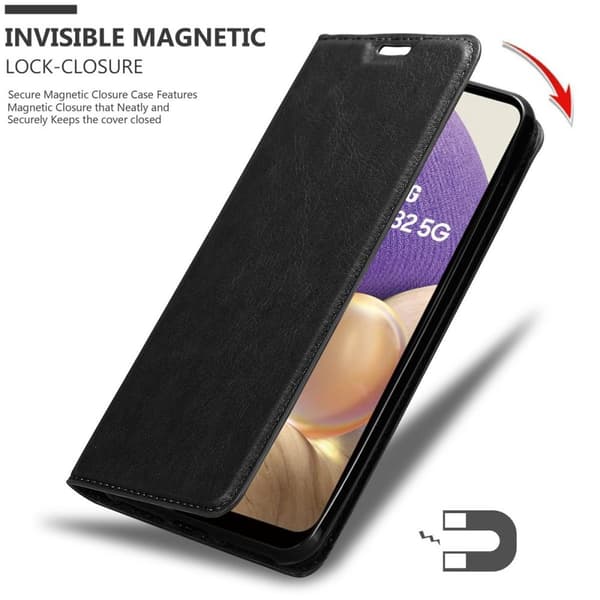 Samsung Galaxy A32 4G Fodral Skal Plånboksfodral Case med magnetisk stängning, ståfunktion och kortficka