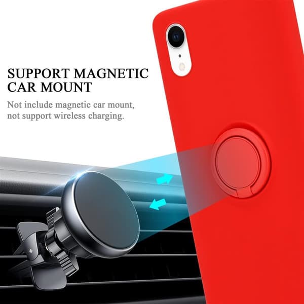iPhone XR Suojakotelo Suojakuori joustavasta TPU-silikonista jossa on rengas