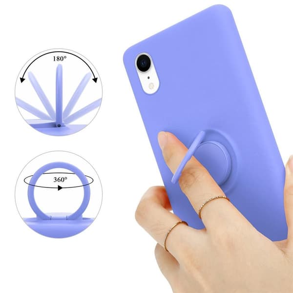 Silikondeksel til iPhone XR Deksel av fleksibelt TPU-silikon