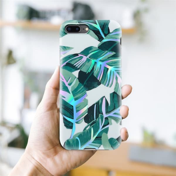 iPhone 7 PLUS / 7S PLUS / 8 PLUS Suojakotelo TPU-silikonista valmistettu suojakuori jossa on kukkakuvioinen kuvio