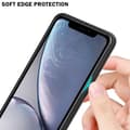 Miniatyrbilde 5 av 7: Deksel til iPhone XR Stripe optics Silikondeskel laget av TPU-silikon og bakside av herdet glass