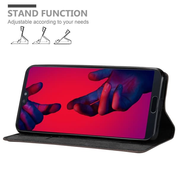 Lommebokdeksel til Huawei P20 PRO / P20 PLUS Deksel med magnetisk lukking, stativfunksjon og kortlomme