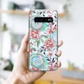 Miniatyrbilde 7 av 7: Deksel til Samsung Galaxy S10 4G Lommebokdeskel av TPU-silikon med blomstermønster