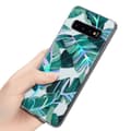 Miniatyrbilde 5 av 7: Deksel til Samsung Galaxy S10 4G Lommebokdeskel av TPU-silikon med blomstermønster