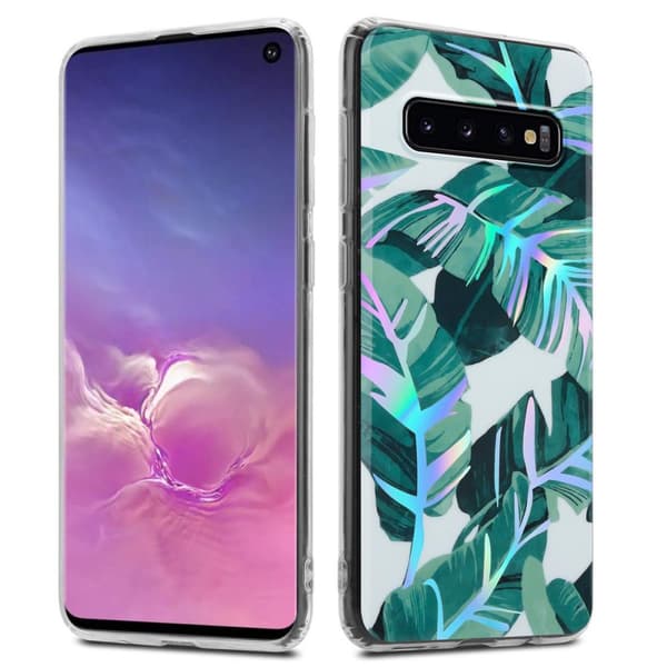 Samsung Galaxy S10 4G Suojakotelo TPU-silikonista valmistettu suojakuori jossa on kukkakuvioinen kuvio