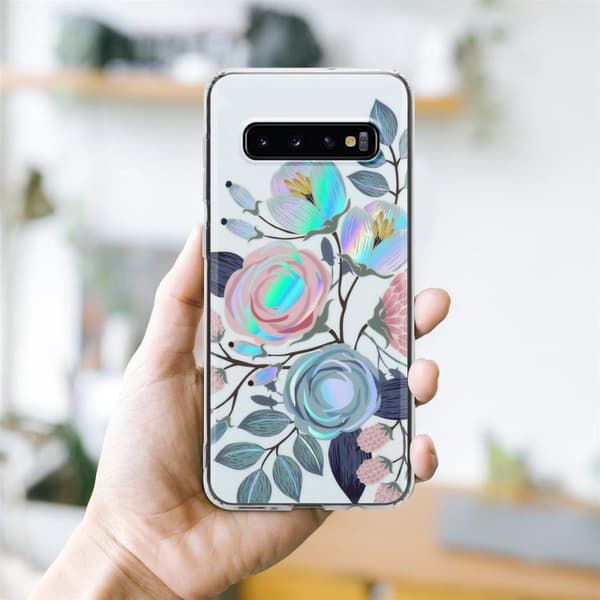 Samsung Galaxy S10 4G Suojakotelo TPU-silikonista valmistettu suojakuori jossa on kukkakuvioinen kuvio