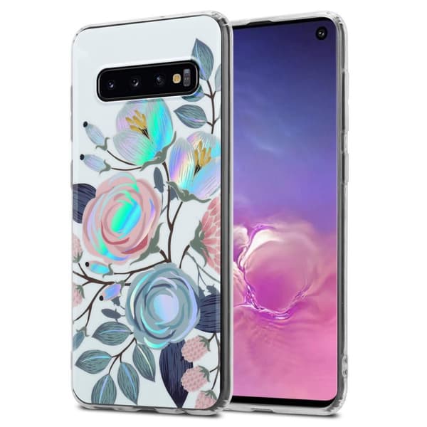 Samsung Galaxy S10 4G Suojakotelo TPU-silikonista valmistettu suojakuori jossa on kukkakuvioinen kuvio PIONIT