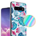 Miniatyrbilde 3 av 7: Deksel til Samsung Galaxy S10 4G Lommebokdeskel av TPU-silikon med blomstermønster