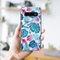 Miniatyrbilde 7 av 7: Deksel til Samsung Galaxy S10 4G Lommebokdeskel av TPU-silikon med blomstermønster