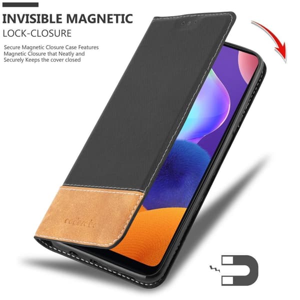 Samsung Galaxy A31 Suojakotelo Suojakuori Lompakkokotelo Matkapuhelinkotelo jossa magneettisuljenta, jalusta-toiminto ja korttitasku