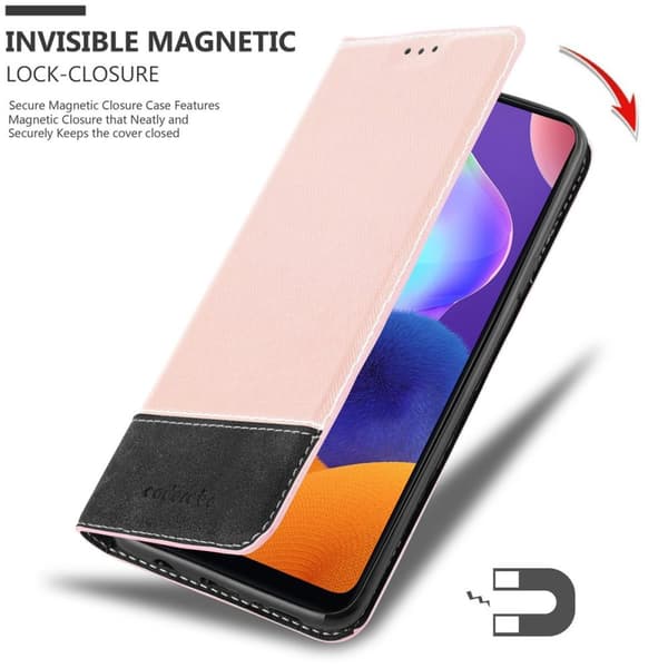 Samsung Galaxy A31 Suojakotelo Suojakuori Lompakkokotelo Matkapuhelinkotelo jossa magneettisuljenta, jalusta-toiminto ja korttitasku