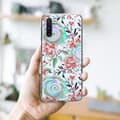 Miniatyrbilde 7 av 7: Deksel til Samsung Galaxy NOTE 10 Lommebokdeskel av TPU-silikon med blomstermønster