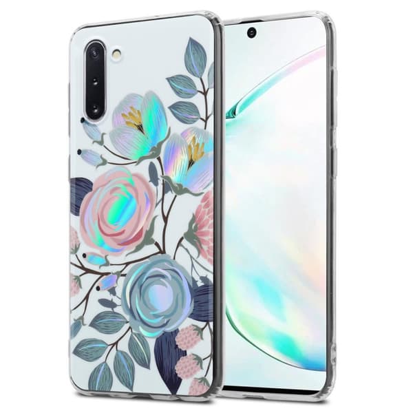Samsung Galaxy NOTE 10 Suojakotelo TPU-silikonista valmistettu suojakuori jossa on kukkakuvioinen kuvio