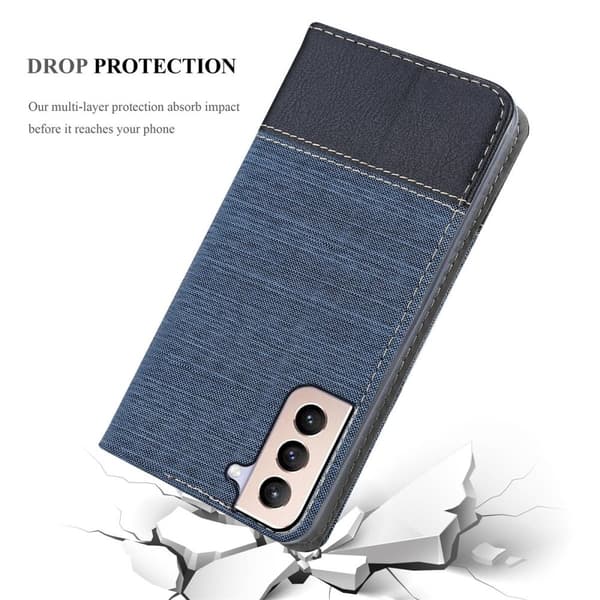 Samsung Galaxy S21 PLUS Skal Plånboksfodral med magnetisk stängning, ståfunktion och kortficka