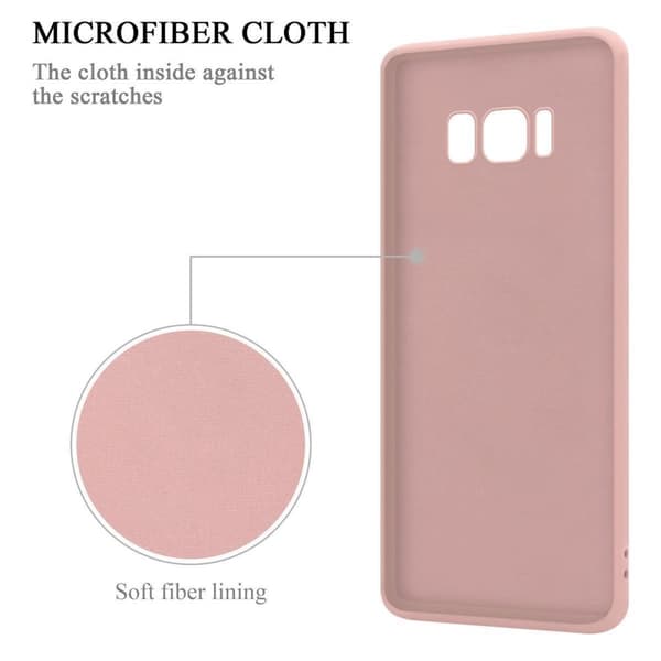 Samsung Galaxy S8 Skal Fodral Mobilskydd av flexibelt TPU-silikon med ring Skyddsfodral Case Cover