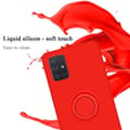 Miniatyrbild 3 av 9: Samsung Galaxy A71 4G Skal Fodral Mobilskydd av flexibelt TPU-silikon med ring Skyddsfodral Case Cover