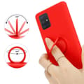 Miniatyrbild 6 av 9: Samsung Galaxy A71 4G Skal Fodral Mobilskydd av flexibelt TPU-silikon med ring Skyddsfodral Case Cover