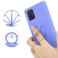 Miniatyrbild 6 av 9: Samsung Galaxy A71 4G Skal Fodral Mobilskydd av flexibelt TPU-silikon med ring Skyddsfodral Case Cover