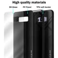 Miniatyrbilde 7 av 7: Deksel til Samsung Galaxy S8 PLUS Stripe optics Silikondeskel laget av TPU-silikon og bakside av herdet glass