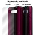 Miniatyrbilde 7 av 7: Deksel til Samsung Galaxy S8 PLUS Stripe optics Silikondeskel laget av TPU-silikon og bakside av herdet glass