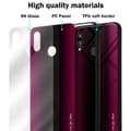 Miniatyrbilde 7 av 7: Deksel til Huawei P20 LITE 2018 / NOVA 3E Stripe optics Silikondeskel laget av TPU-silikon og bakside av herdet glass