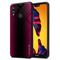 Miniatyrbilde 1 av 7: Deksel til Huawei P20 LITE 2018 / NOVA 3E Stripe optics Silikondeskel laget av TPU-silikon og bakside av herdet glass