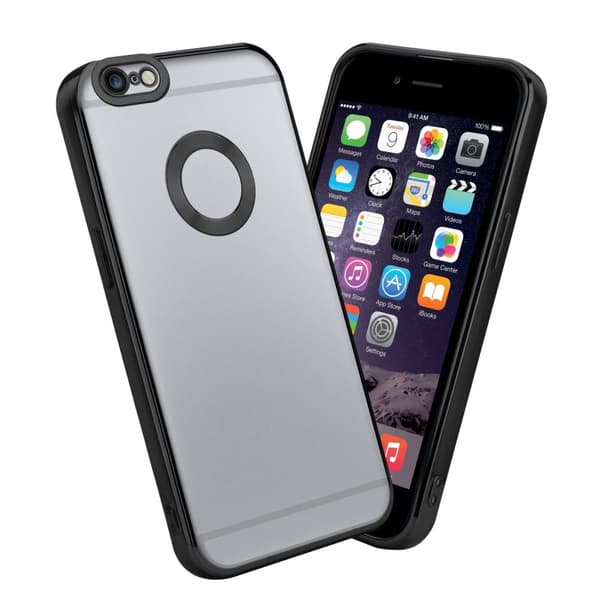 iPhone 6 / 6S Suojakuori Suojakotelo joustavasta TPU-silikonista jossa on kromisovellus