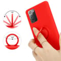 Miniatyrbild 10 av 11: Samsung Galaxy NOTE 20 Skal Fodral Mobilskydd av flexibelt TPU-silikon med ring Skyddsfodral Case Cover