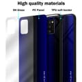 Pikkukuva 6 / 6: Samsung Galaxy A41 Suojakuori Suojakotelo TPU-silikonista valmistettu raitaoptiikan suojakansi ja karkaistusta lasista valmistettu takapuoli