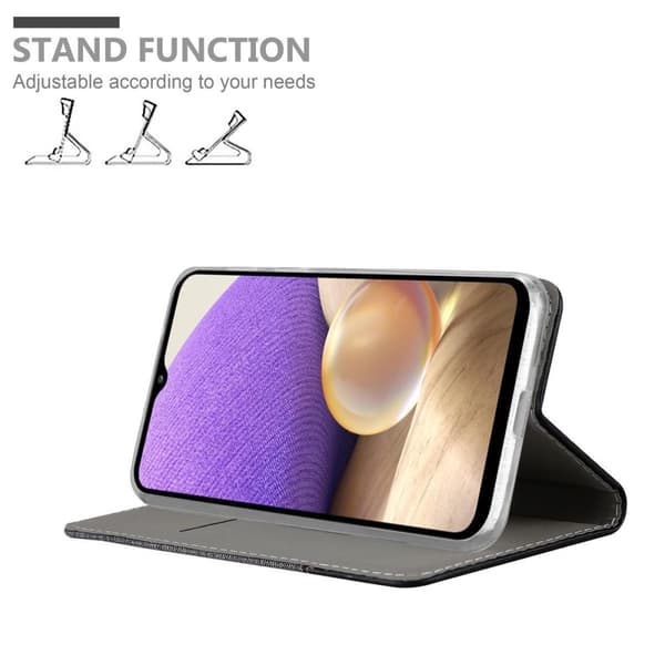 Samsung Galaxy A32 5G Skal Plånboksfodral med magnetisk stängning, ståfunktion och kortficka