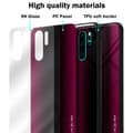 Pikkukuva 7 / 7: Huawei P30 PRO Suojakuori Suojakotelo TPU-silikonista valmistettu raitaoptiikan suojakansi ja karkaistusta lasista valmistettu takapuoli