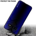 Miniatyrbild 3 av 6: Samsung Galaxy S10 PLUS Skal Fodral Case Cover Randigt utseende i TPU-silikon och baksida i härdat glas Skyddsfodral