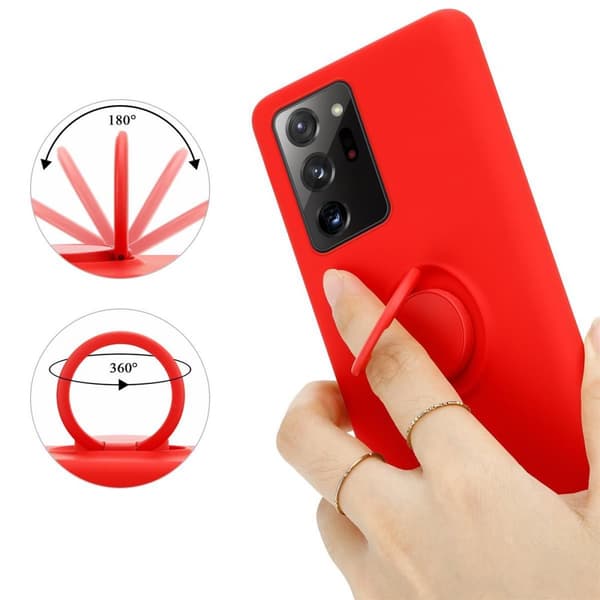 Silikondeksel til Samsung Galaxy NOTE 20 ULTRA Deksel av fleksibelt TPU-silikon