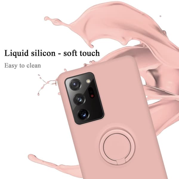 Silikondeksel til Samsung Galaxy NOTE 20 ULTRA Deksel av fleksibelt TPU-silikon