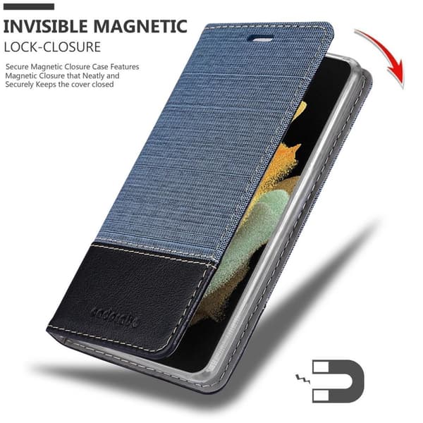 Samsung Galaxy S21 ULTRA Suojakotelo Suojakuori Lompakkokotelo Matkapuhelinkotelo jossa magneettisuljenta, jalusta-toiminto ja korttitasku