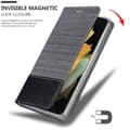 Pikkukuva 7 / 8: Samsung Galaxy S21 ULTRA Suojakotelo Suojakuori Lompakkokotelo Matkapuhelinkotelo jossa magneettisuljenta, jalusta-toiminto ja korttitasku