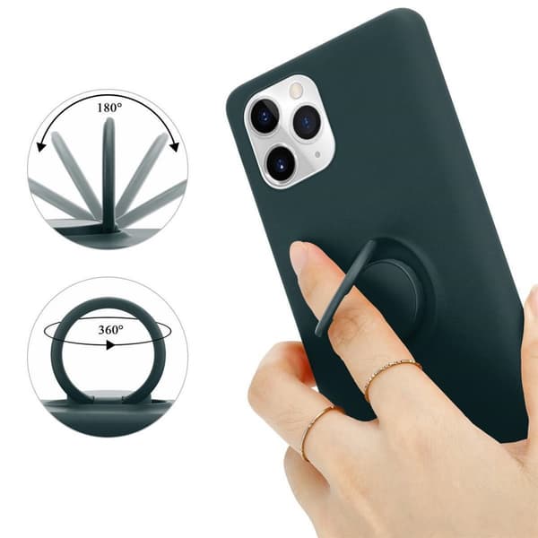 Silikondeksel til iPhone 11 PRO MAX Deksel av fleksibelt TPU-silikon