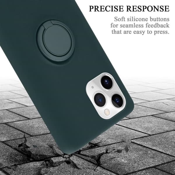 Silikondeksel til iPhone 11 PRO MAX Deksel av fleksibelt TPU-silikon