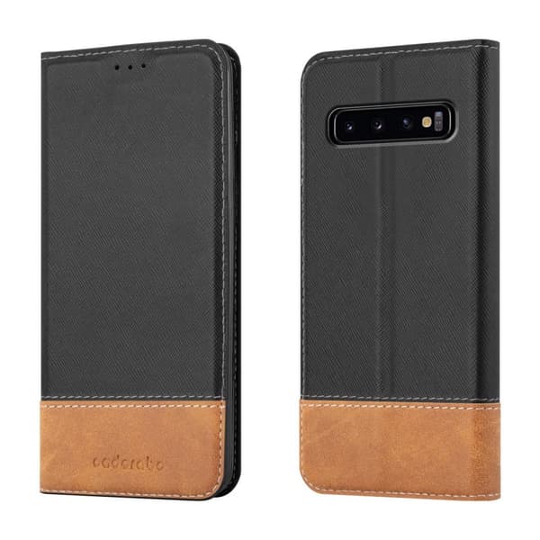 Fordral för Samsung Galaxy S10 PLUS Skal med magnetisk stängning, ståfunktion och kortficka Mobilskydd