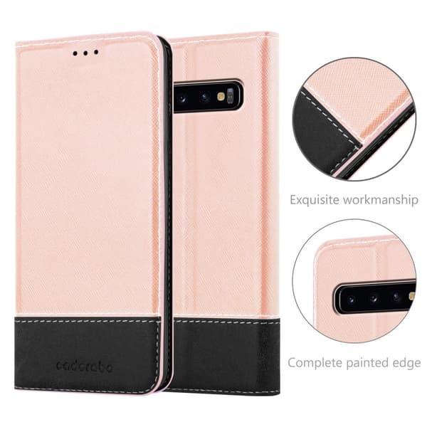 Samsung Galaxy S10 PLUS Suojakotelo Suojakuori Lompakkokotelo Matkapuhelinkotelo jossa magneettisuljenta, jalusta-toiminto ja korttitasku