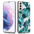 Miniatyrbilde 11 av 11: Deksel til Samsung Galaxy S21 PLUS Lommebokdeskel av TPU-silikon med blomstermønster