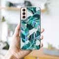 Miniatyrbild 7 av 7: Samsung Galaxy S21 PLUS Skal Fodral av TPU-silikon med blommönster Mobilskydd