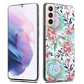 Miniatyrbilde 11 av 11: Deksel til Samsung Galaxy S21 PLUS Lommebokdeskel av TPU-silikon med blomstermønster