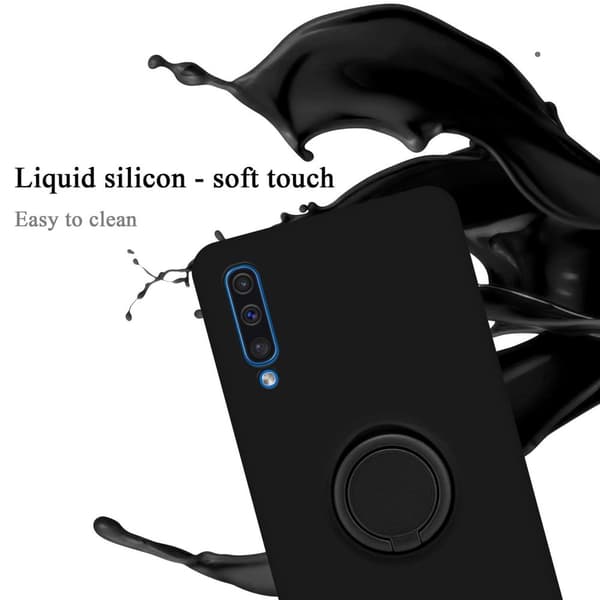 Samsung Galaxy A50 4G / A50s / A30s Suojakotelo Suojakuori joustavasta TPU-silikonista jossa on rengas