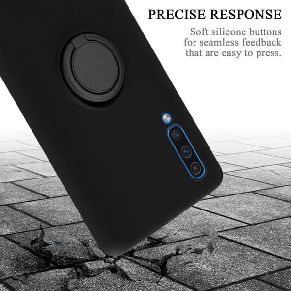 Samsung Galaxy A50 4G / A50s / A30s Suojakotelo Suojakuori joustavasta TPU-silikonista jossa on rengas