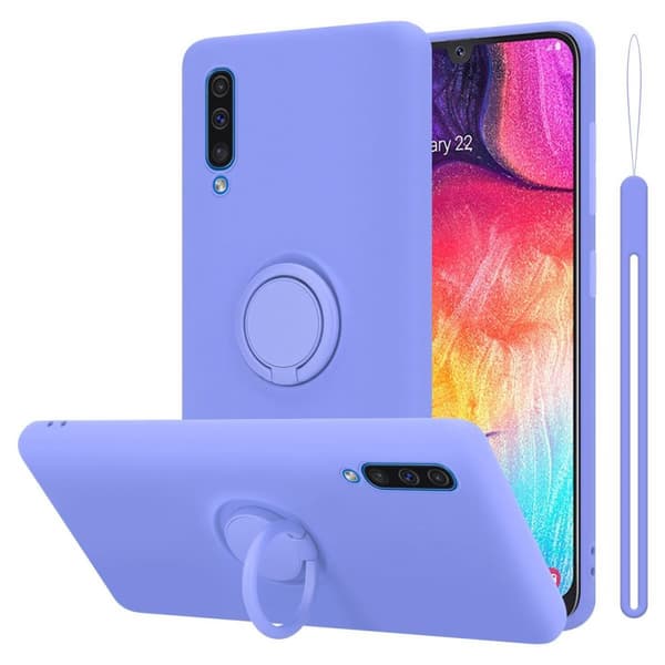 Samsung Galaxy A50 4G / A50s / A30s Suojakotelo Suojakuori joustavasta TPU-silikonista jossa on rengas