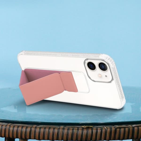 Deksel til iPhone 11 Beskyttelsesdeksel av fleksibelt TPU-silikon med holder og stativfunksjon