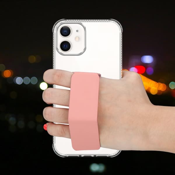 Deksel til iPhone 11 Beskyttelsesdeksel av fleksibelt TPU-silikon med holder og stativfunksjon