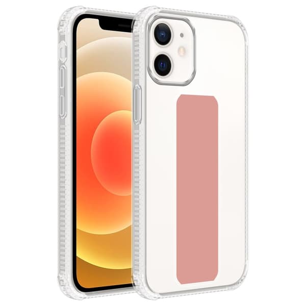 Deksel til iPhone 11 Beskyttelsesdeksel av fleksibelt TPU-silikon med holder og stativfunksjon