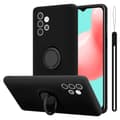 Pikkukuva 1 / 8: Samsung Galaxy A32 5G Suojakotelo Suojakuori joustavasta TPU-silikonista jossa on rengas
